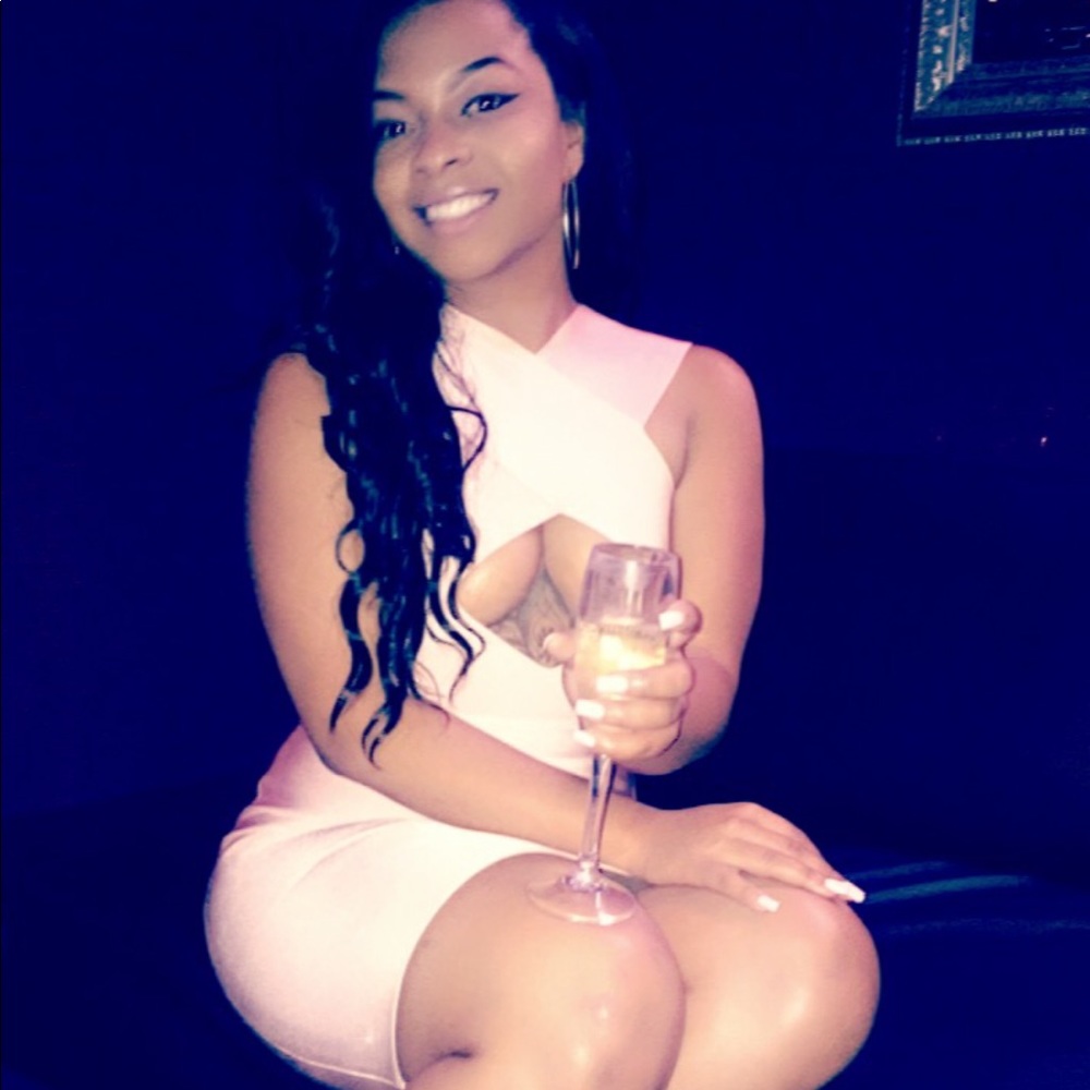 A pink dress